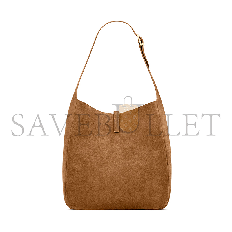 YSL LE 5 À 7 SUPPLE LARGE IN SUEDE 8505451U80W2916 (30*28*11cm)